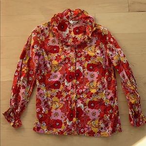 Vintage Floral Handmade Blouse